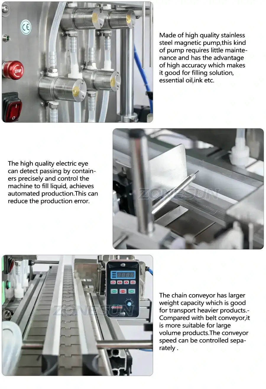 Desktop Magnetic Pump Filling Machine-ZONESUN TECHNOLOGY LIMITED Desktop Magnetic Pump Filling Machine-ZONESUN TECHNOLOGY LIMITED