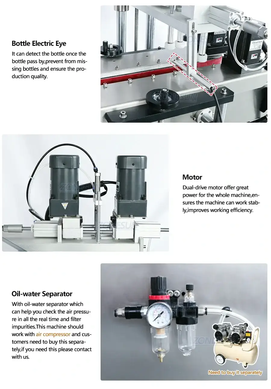 ZONESUN Full Automatic Bottle Capping Machine-ZONESUN TECHNOLOGY LIMITED ZONESUN Full Automatic Bottle Capping Machine-ZONESUN TECHNOLOGY LIMITED