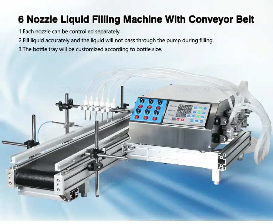6 Head Ampoule Bottle Filling Machine-ZONESUN TECHNOLOGY LIMITED 6 Head Ampoule Bottle Filling Machine-ZONESUN TECHNOLOGY LIMITED