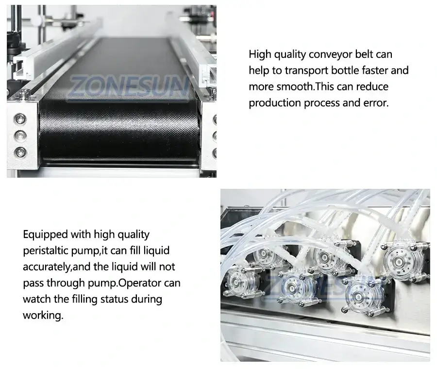 6 Head Ampoule Bottle Filling Machine-ZONESUN TECHNOLOGY LIMITED 6 Head Ampoule Bottle Filling Machine-ZONESUN TECHNOLOGY LIMITED