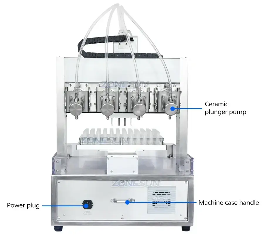 4 Heads Filling Machine-ZONESUN TECHNOLOGY LIMITED 4 Heads Filling Machine-ZONESUN TECHNOLOGY LIMITED