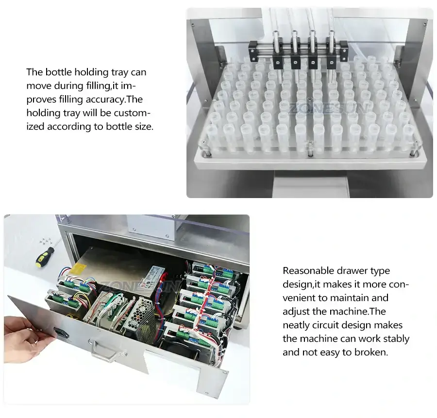4 Heads Filling Machine-ZONESUN TECHNOLOGY LIMITED 4 Heads Filling Machine-ZONESUN TECHNOLOGY LIMITED