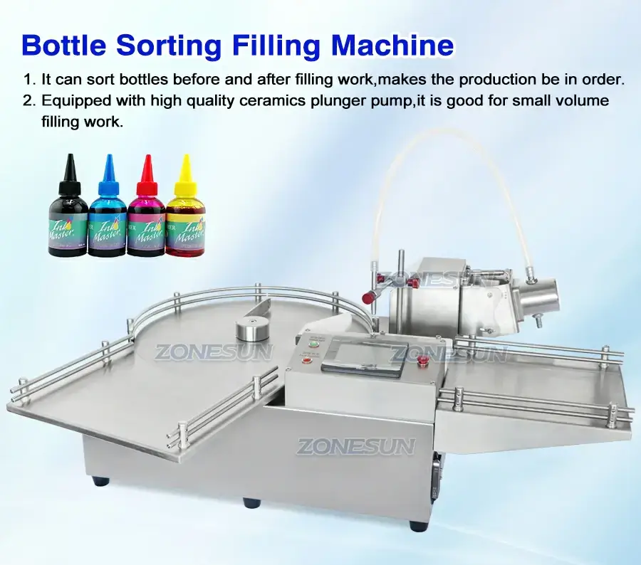 Bottle Sorting Filling Machine-ZONESUN TECHNOLOGY LIMITED Bottle Sorting Filling Machine-ZONESUN TECHNOLOGY LIMITED