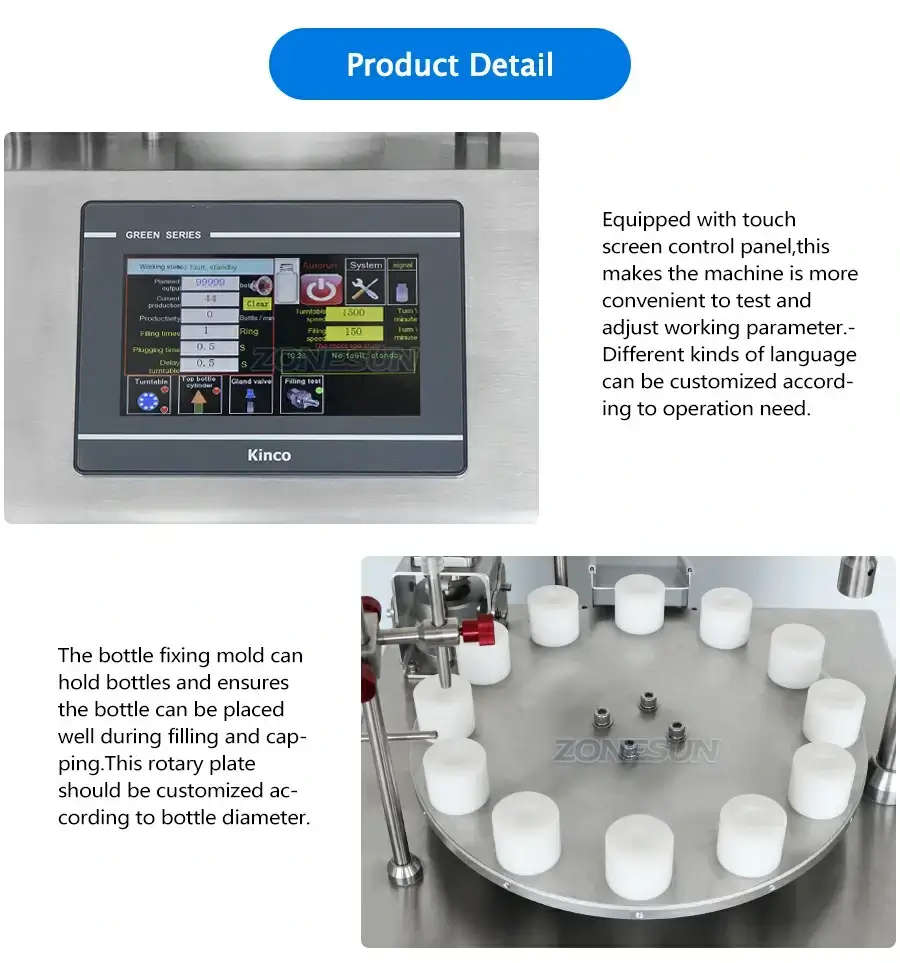 Desktop Filling Capping Machine-ZONESUN TECHNOLOGY LIMITED Desktop Filling Capping Machine-ZONESUN TECHNOLOGY LIMITED