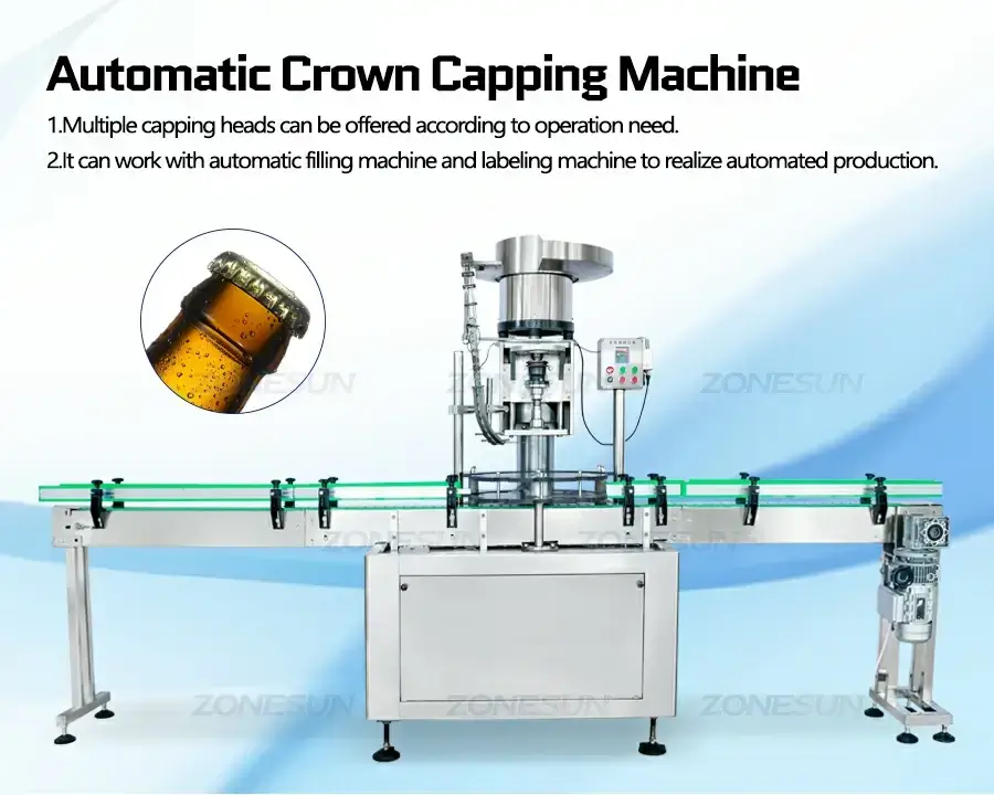 Beer Bottle Capping Machine-ZONESUN TECHNOLOGY LIMITED Beer Bottle Capping Machine-ZONESUN TECHNOLOGY LIMITED