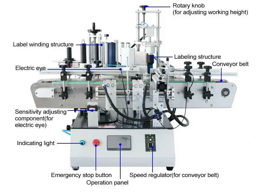 Hexagonal Bottles Labeling Machine-ZONESUN TECHNOLOGY LIMITED Hexagonal Bottles Labeling Machine-ZONESUN TECHNOLOGY LIMITED