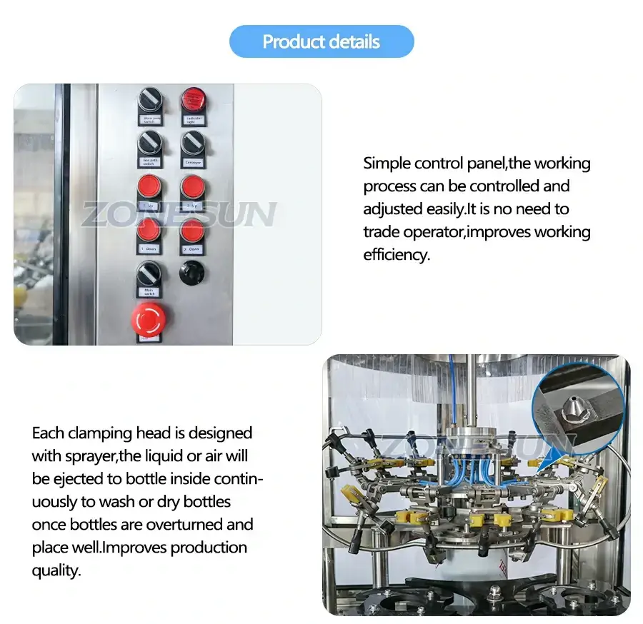 Bottle Washing Drying Machine-ZONESUN TECHNOLOGY LIMITED Bottle Washing Drying Machine-ZONESUN TECHNOLOGY LIMITED