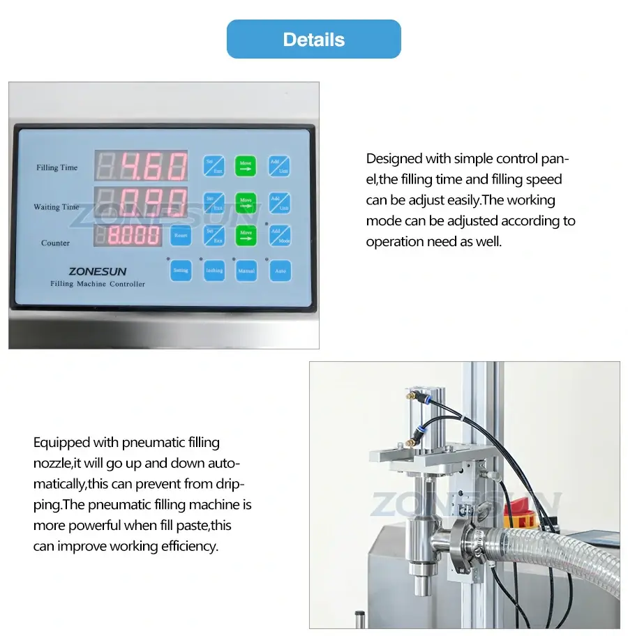 Rotor Pump Filling Machine-ZONESUN TECHNOLOGY LIMITED Rotor Pump Filling Machine-ZONESUN TECHNOLOGY LIMITED