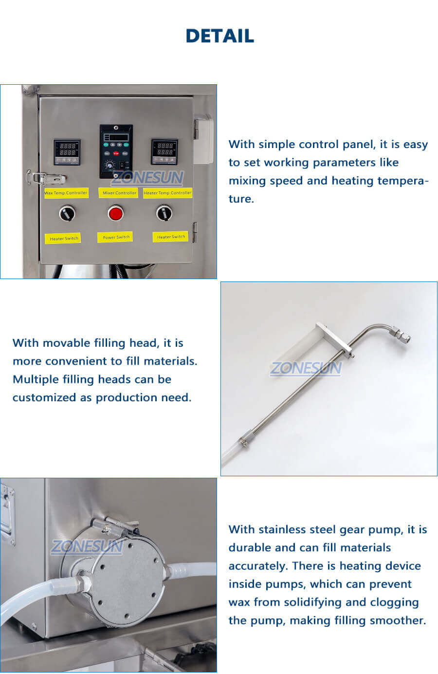 Candle Filling Machine-ZONESUN TECHNOLOGY LIMITED Candle Filling Machine-ZONESUN TECHNOLOGY LIMITED