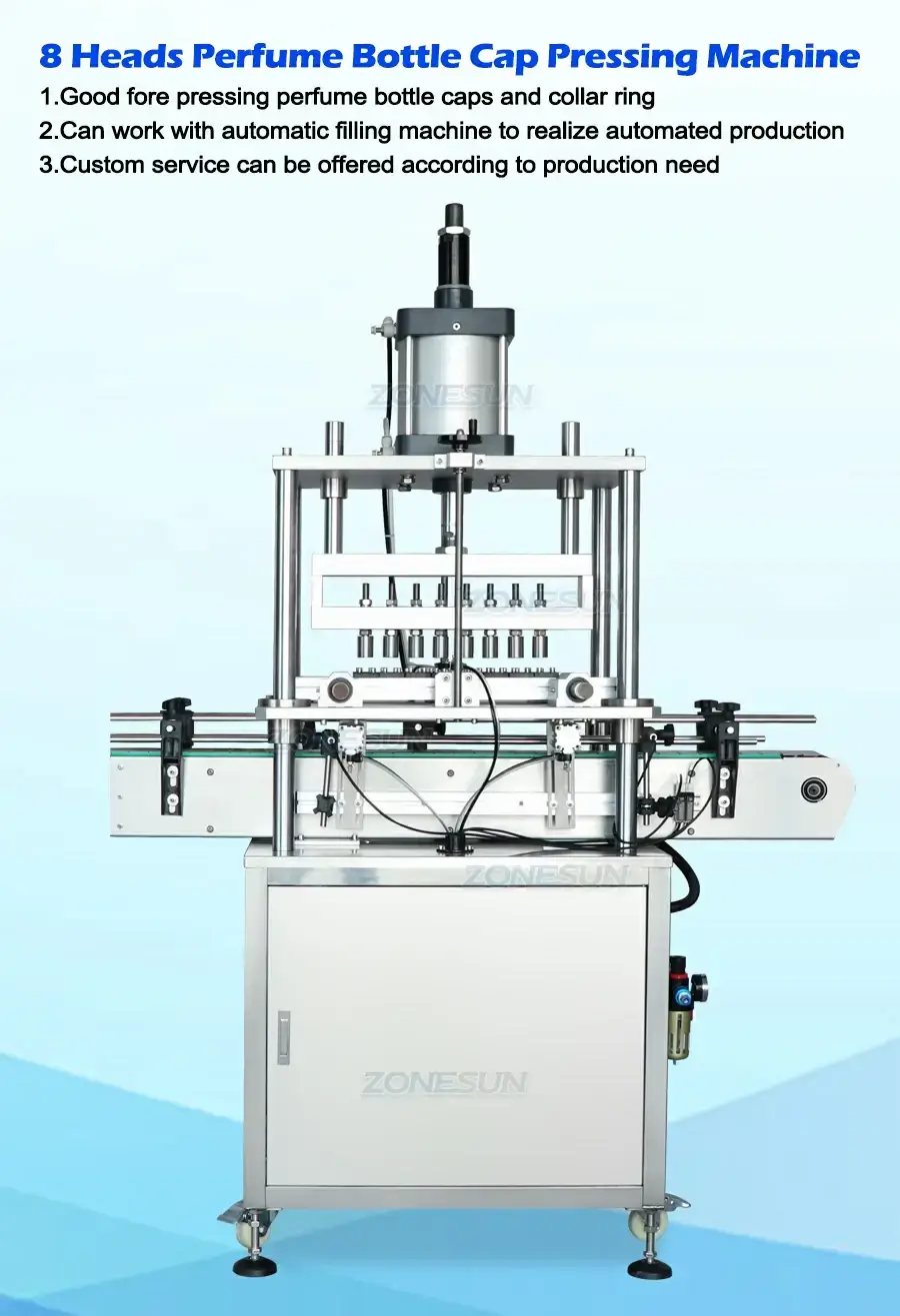 Perfume Bottle Capping Machine-ZONESUN TECHNOLOGY LIMITED Perfume Bottle Capping Machine-ZONESUN TECHNOLOGY LIMITED