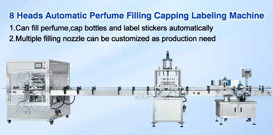 Vacuum Perfume Filling Line-ZONESUN TECHNOLOGY LIMITED Vacuum Perfume Filling Line-ZONESUN TECHNOLOGY LIMITED