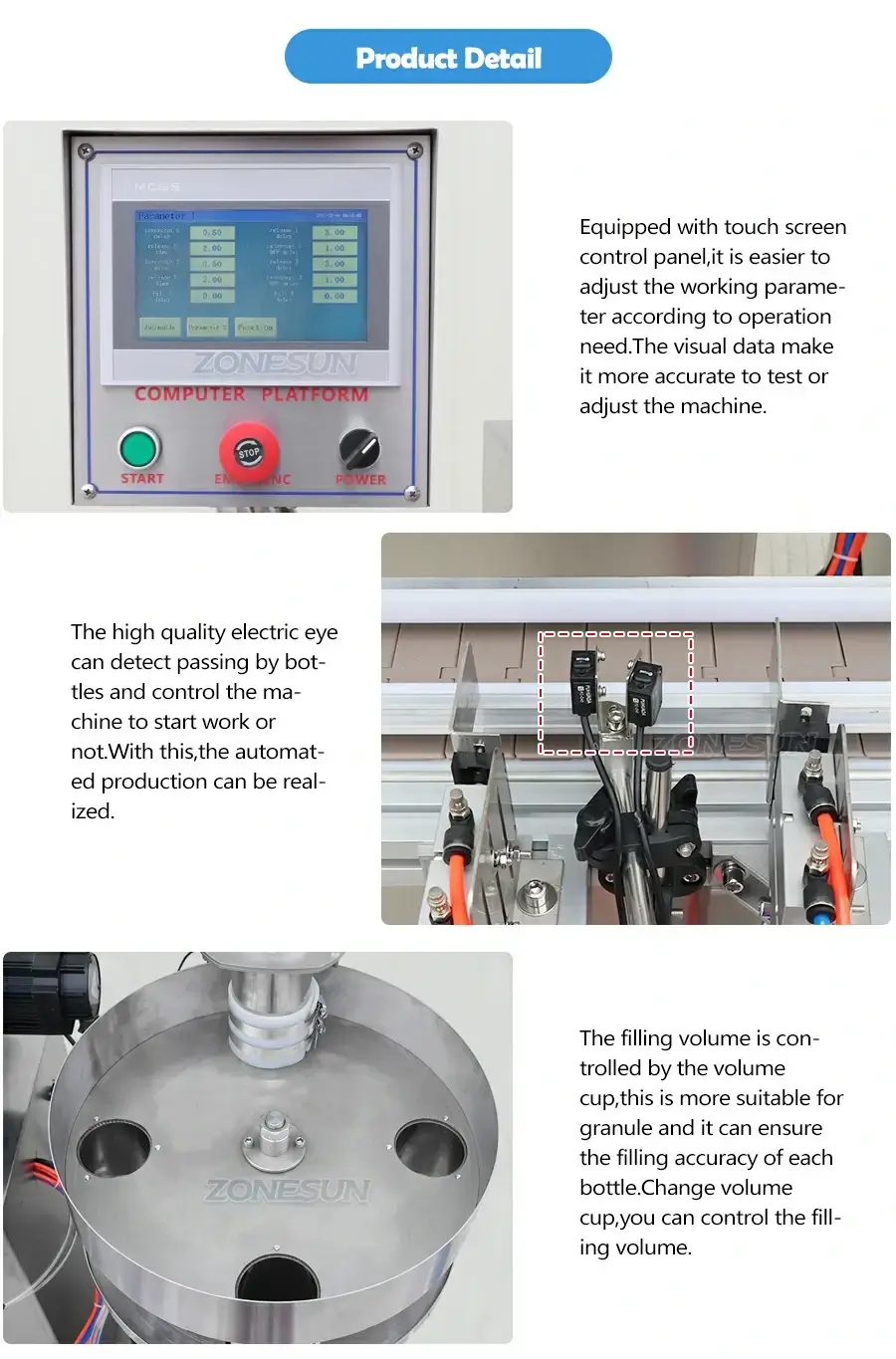 Granule Filling Machine-ZONESUN TECHNOLOGY LIMITED Granule Filling Machine-ZONESUN TECHNOLOGY LIMITED