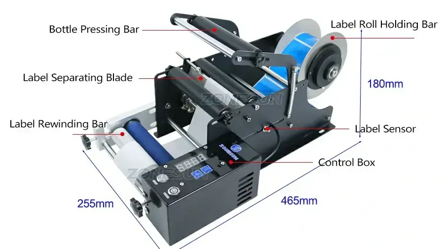 Semi Automatic Labeling Machine-ZONESUN TECHNOLOGY LIMITED Semi Automatic Labeling Machine-ZONESUN TECHNOLOGY LIMITED
