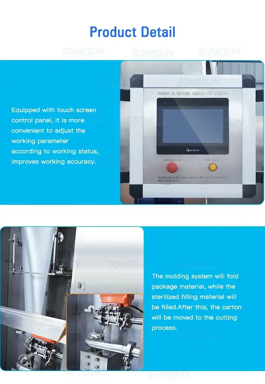 Carton Filling Sealing Machine-ZONESUN TECHNOLOGY LIMITED Carton Filling Sealing Machine-ZONESUN TECHNOLOGY LIMITED