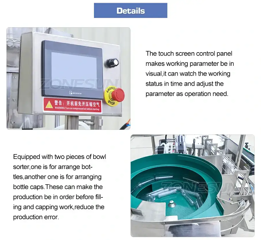 Test Tube Filling Capping Machine-ZONESUN TECHNOLOGY LIMITED Test Tube Filling Capping Machine-ZONESUN TECHNOLOGY LIMITED