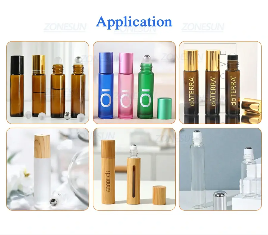 Roll-on Bottles Filling Capping Machine-ZONESUN TECHNOLOGY LIMITED Roll-on Bottles Filling Capping Machine-ZONESUN TECHNOLOGY LIMITED