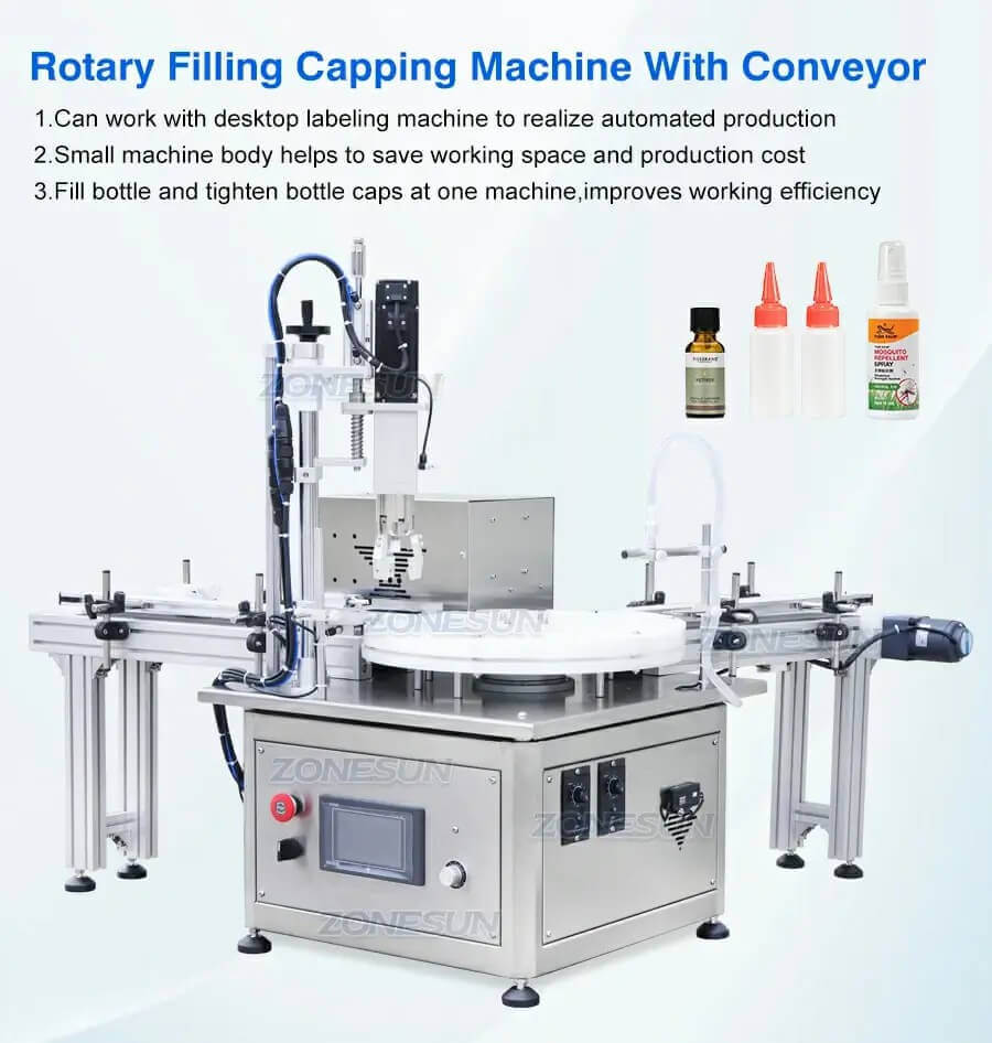 2 IN 1 Filling Capping Machine-ZONESUN TECHNOLOGY LIMITED 2 IN 1 Filling Capping Machine-ZONESUN TECHNOLOGY LIMITED