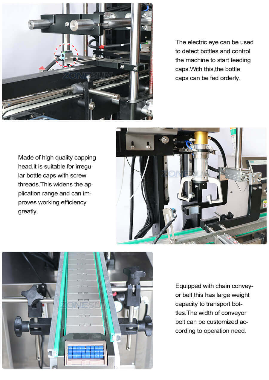Spray Bottle Capping Machine-ZONESUN TECHNOLOGY LIMITED Spray Bottle Capping Machine-ZONESUN TECHNOLOGY LIMITED