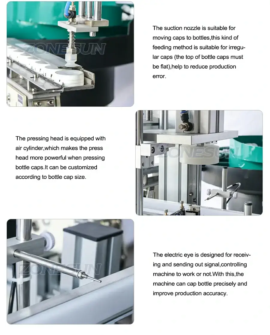 Tear Cap Bottle Capping Machine-ZONESUN TECHNOLOGY LIMITED Tear Cap Bottle Capping Machine-ZONESUN TECHNOLOGY LIMITED