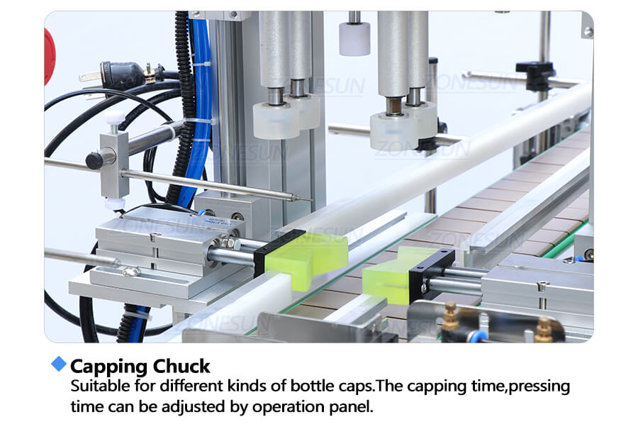 Full Automatic Bottle Capping Machine-ZONESUN TECHNOLOGY LIMITED Full Automatic Bottle Capping Machine-ZONESUN TECHNOLOGY LIMITED
