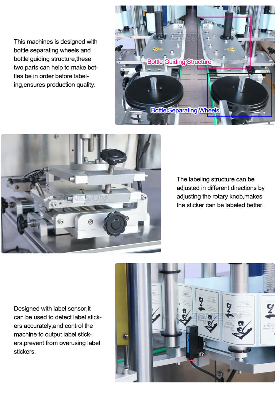Round Flat Bottle Labeling Machine-ZONESUN TECHNOLOGY LIMITED Round Flat Bottle Labeling Machine-ZONESUN TECHNOLOGY LIMITED