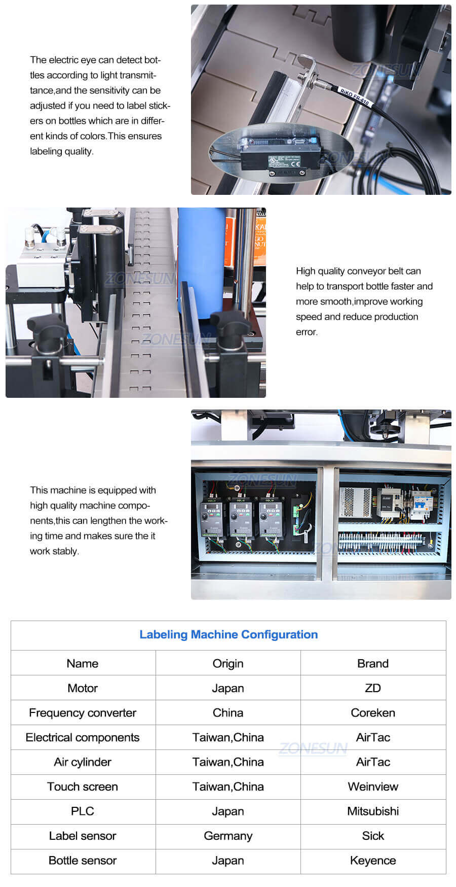 Automatic Round Bottle Labeling Machine-ZONESUN TECHNOLOGY LIMITED Automatic Round Bottle Labeling Machine-ZONESUN TECHNOLOGY LIMITED