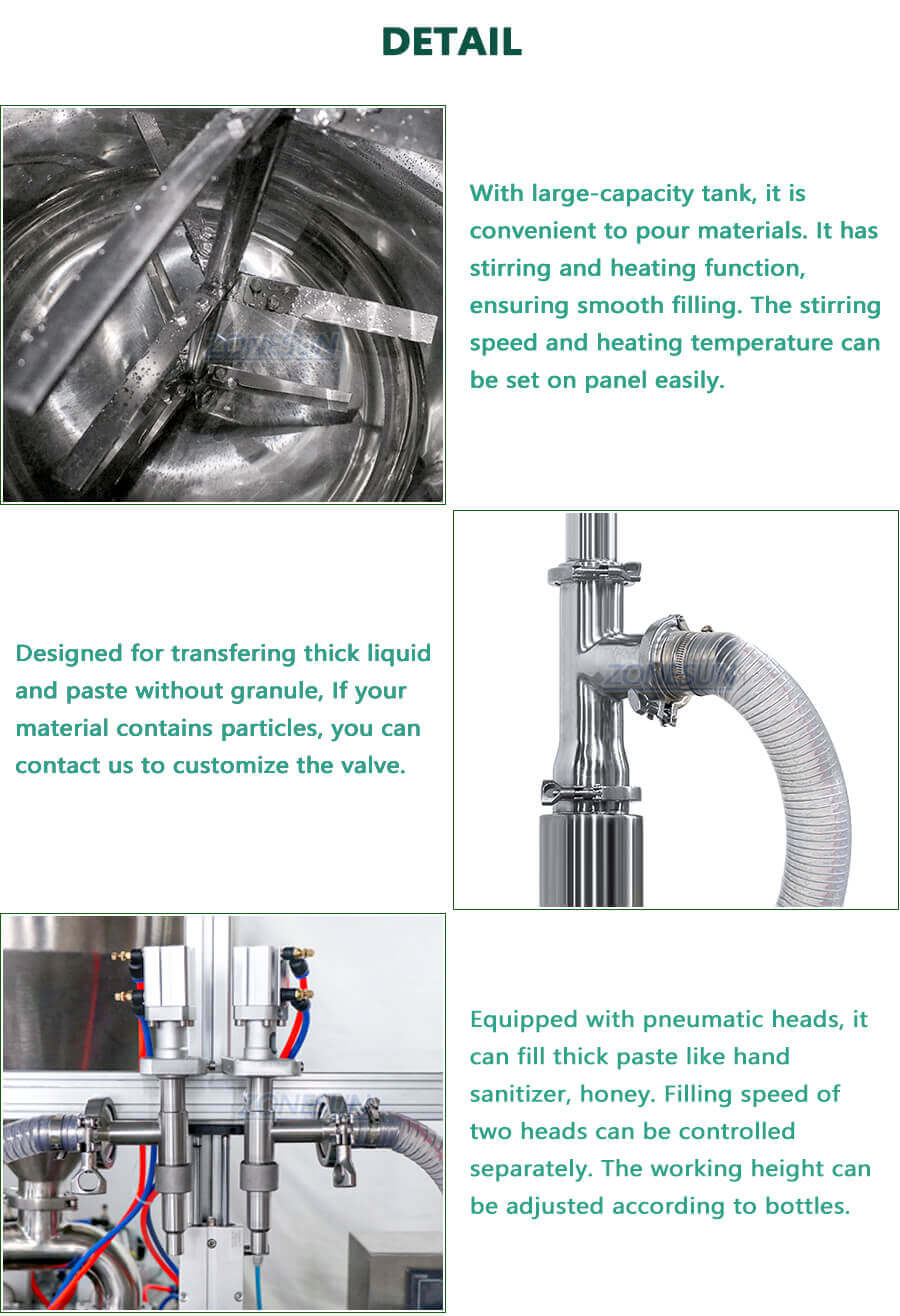 Filling Machine With Mixing Tank-ZONESUN TECHNOLOGY LIMITED Filling Machine With Mixing Tank-ZONESUN TECHNOLOGY LIMITED
