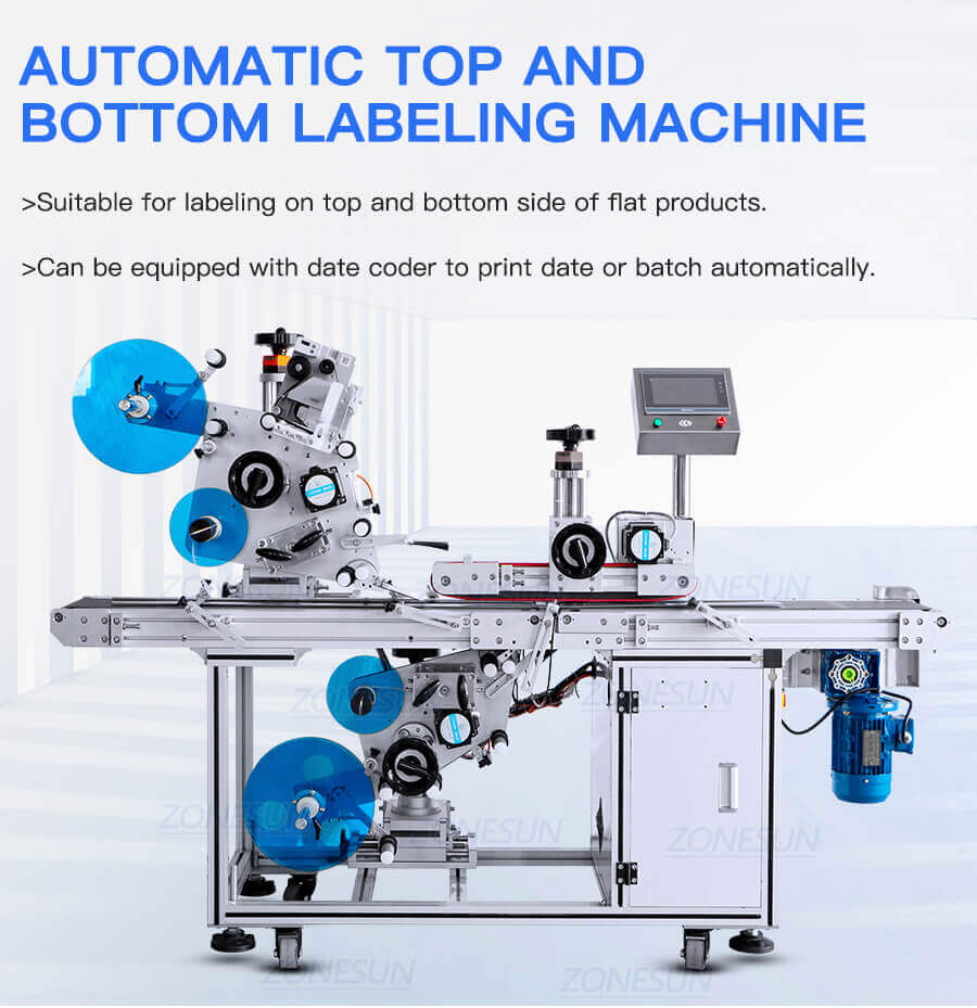 Top Bottom Labeling Machine-ZONESUN TECHNOLOGY LIMITED Top Bottom Labeling Machine-ZONESUN TECHNOLOGY LIMITED