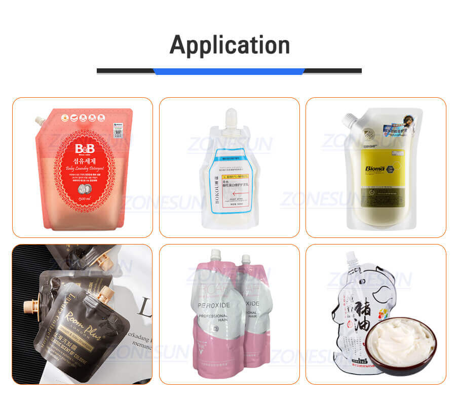 Spout Pouch Filling Capping Machine-ZONESUN TECHNOLOGY LIMITED Spout Pouch Filling Capping Machine-ZONESUN TECHNOLOGY LIMITED