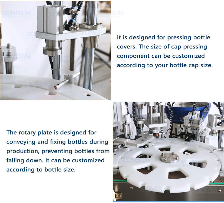 Perfume Vial Filling Capping Machine-ZONESUN TECHNOLOGY LIMITED Perfume Vial Filling Capping Machine-ZONESUN TECHNOLOGY LIMITED