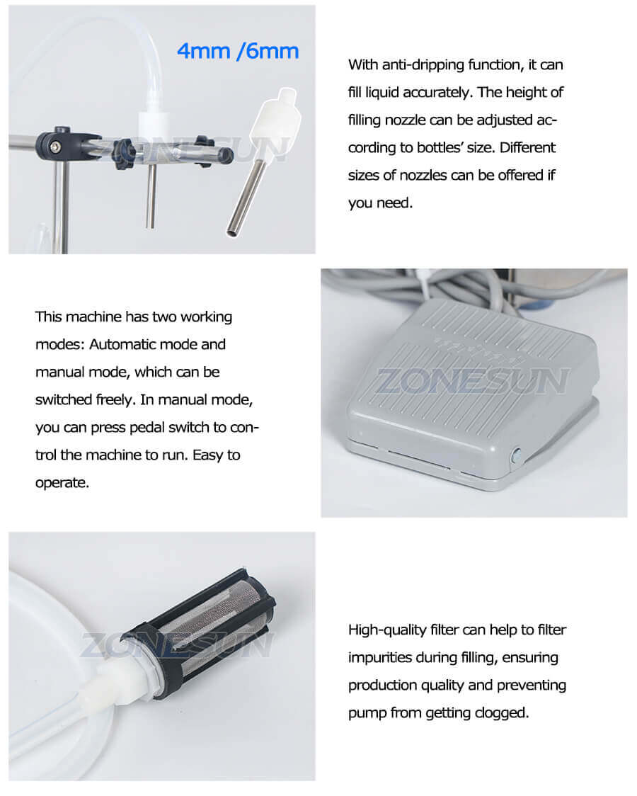 Single Head Filling Machine-ZONESUN TECHNOLOGY LIMITED Single Head Filling Machine-ZONESUN TECHNOLOGY LIMITED