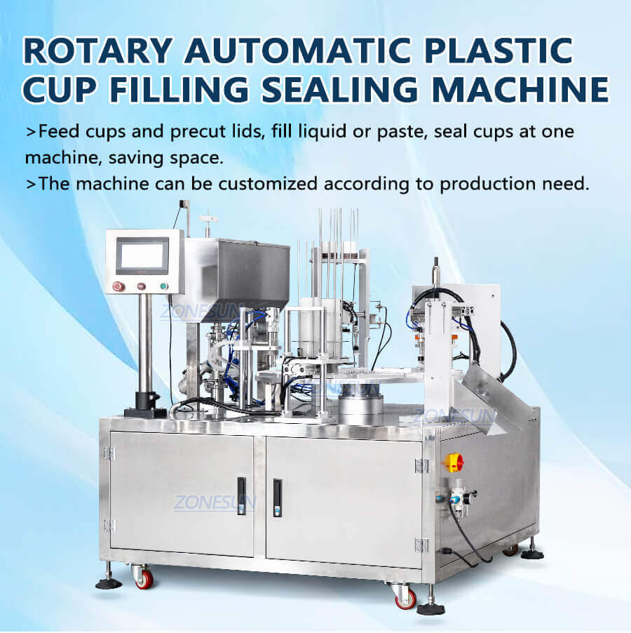 Cup Filling Sealing Machine-ZONESUN TECHNOLOGY LIMITED Cup Filling Sealing Machine-ZONESUN TECHNOLOGY LIMITED