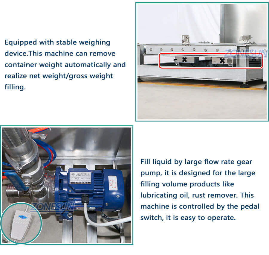 Drum Weighing Filling Machine-ZONESUN TECHNOLOGY LIMITED Drum Weighing Filling Machine-ZONESUN TECHNOLOGY LIMITED