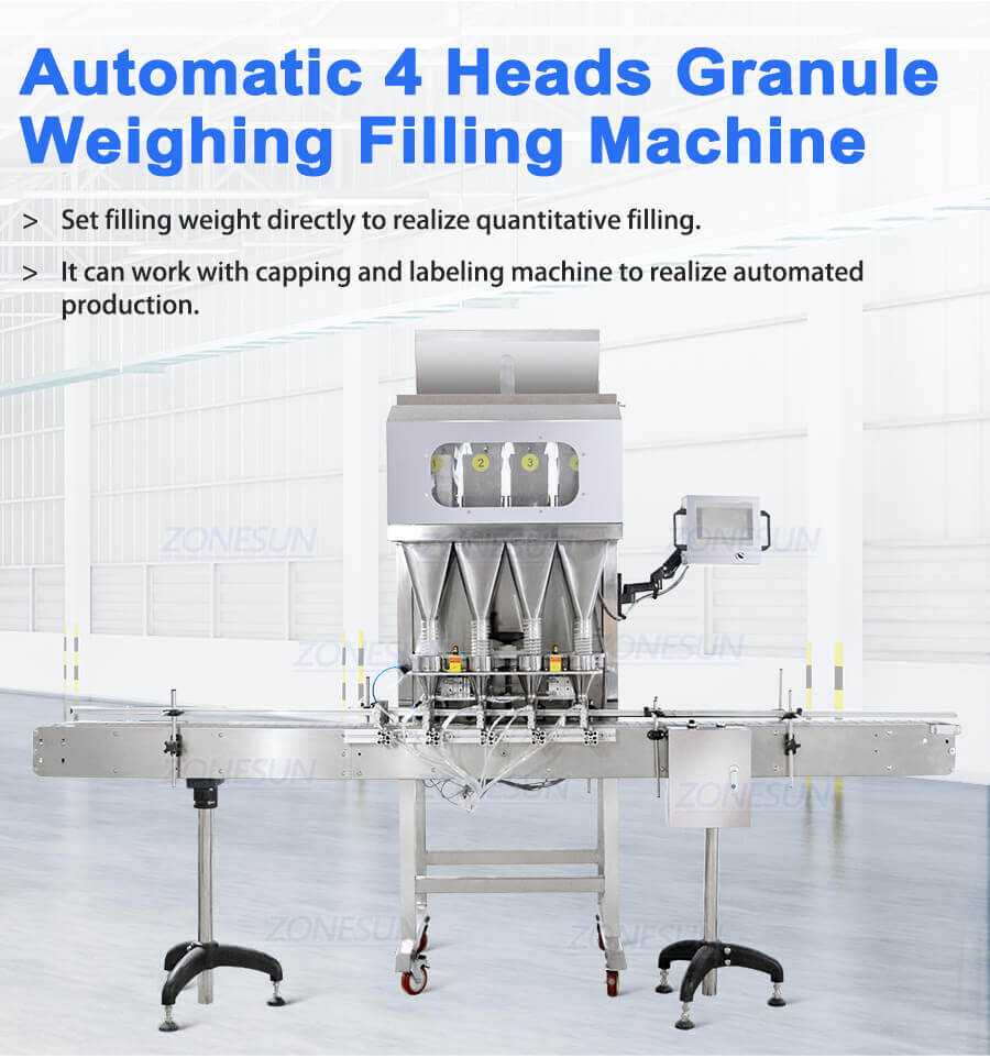 Granule Weighing Filling Machine-ZONESUN TECHNOLOGY LIMITED Granule Weighing Filling Machine-ZONESUN TECHNOLOGY LIMITED