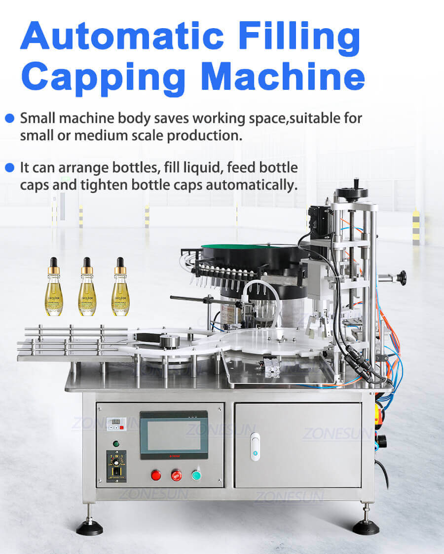 Essential Oil Filling Capping Machine-ZONESUN TECHNOLOGY LIMITED Essential Oil Filling Capping Machine-ZONESUN TECHNOLOGY LIMITED