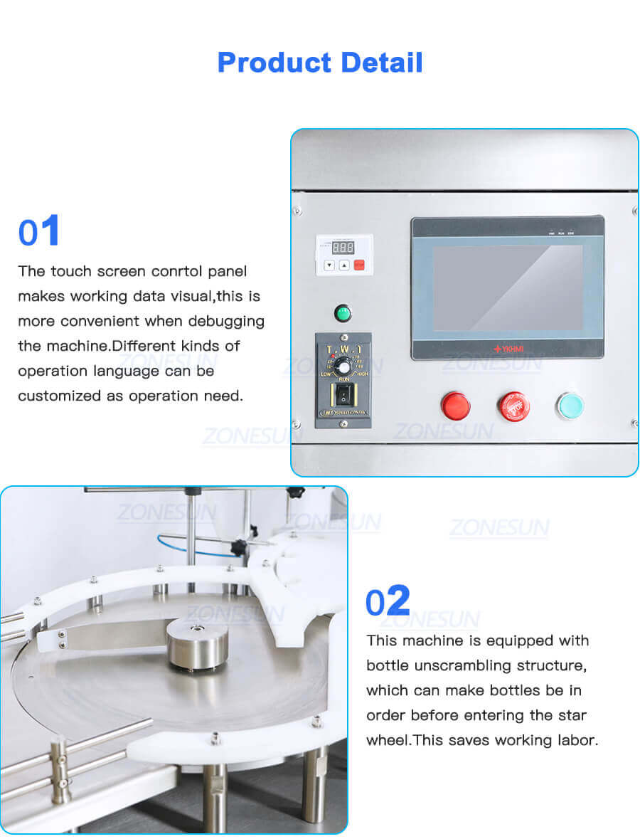 Essential Oil Filling Capping Machine-ZONESUN TECHNOLOGY LIMITED Essential Oil Filling Capping Machine-ZONESUN TECHNOLOGY LIMITED