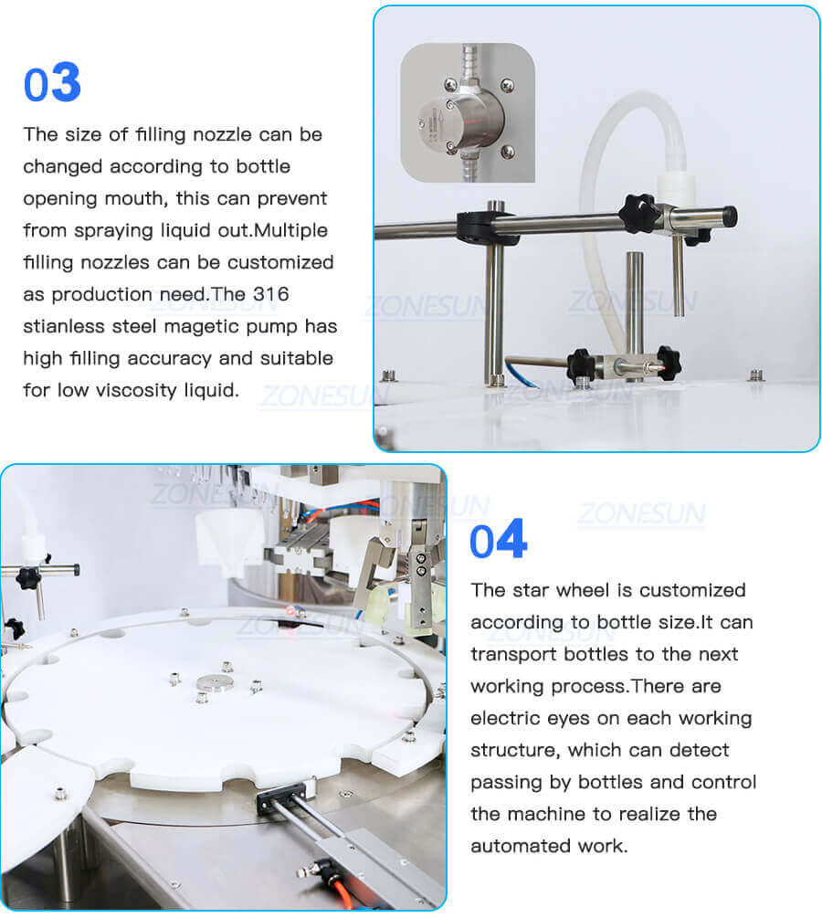 Essential Oil Filling Capping Machine-ZONESUN TECHNOLOGY LIMITED Essential Oil Filling Capping Machine-ZONESUN TECHNOLOGY LIMITED