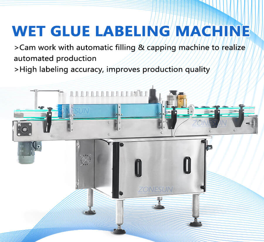 Wet Glue Labeling Machine-ZONESUN TECHNOLOGY LIMITED Wet Glue Labeling Machine-ZONESUN TECHNOLOGY LIMITED