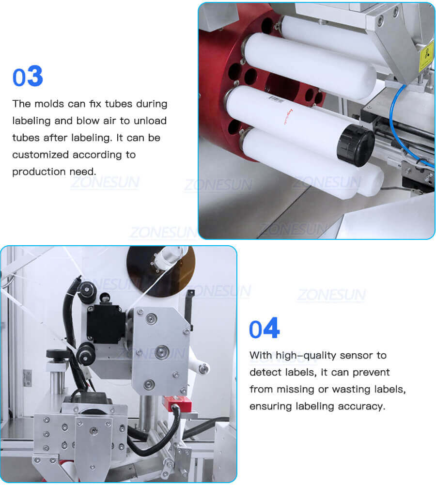 Soft Tube Labeling Machine-ZONESUN TECHNOLOGY LIMITED Soft Tube Labeling Machine-ZONESUN TECHNOLOGY LIMITED