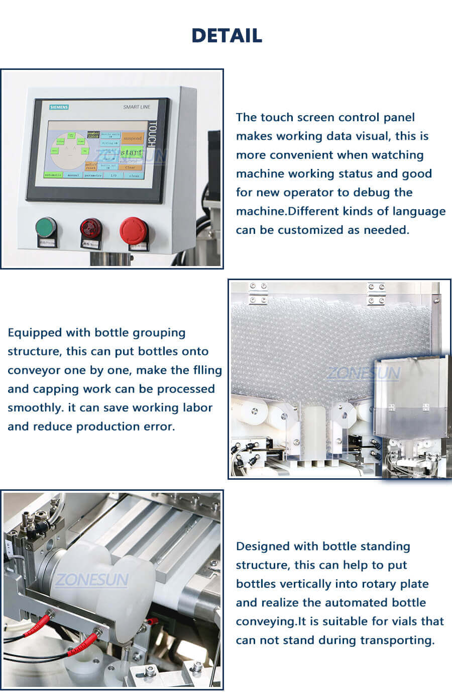 Perfume Vial Filling Crimping Machine-ZONESUN TECHNOLOGY LIMITED Perfume Vial Filling Crimping Machine-ZONESUN TECHNOLOGY LIMITED