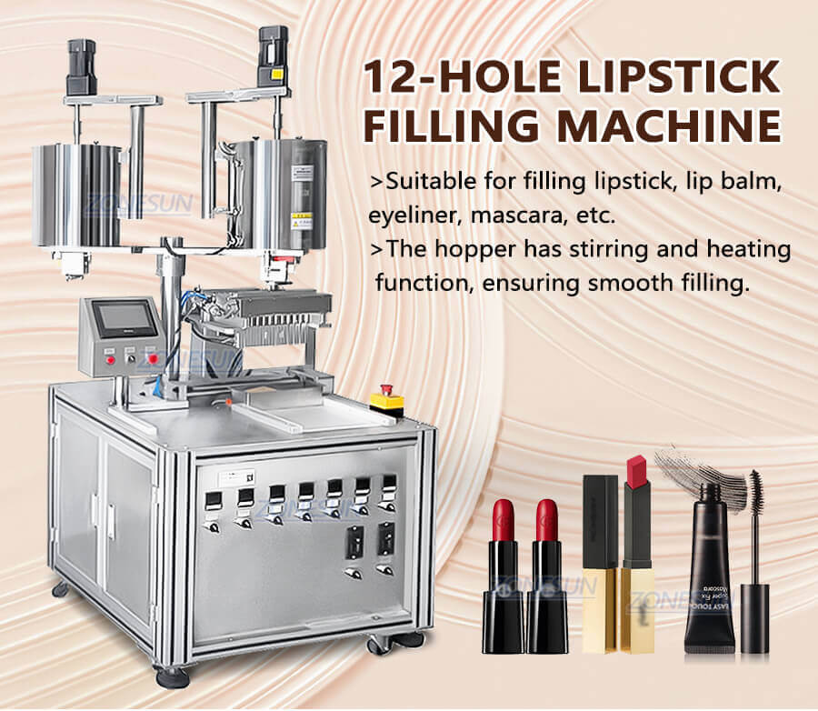 Lipstick Filling Machine-ZONESUN TECHNOLOGY LIMITED Lipstick Filling Machine-ZONESUN TECHNOLOGY LIMITED