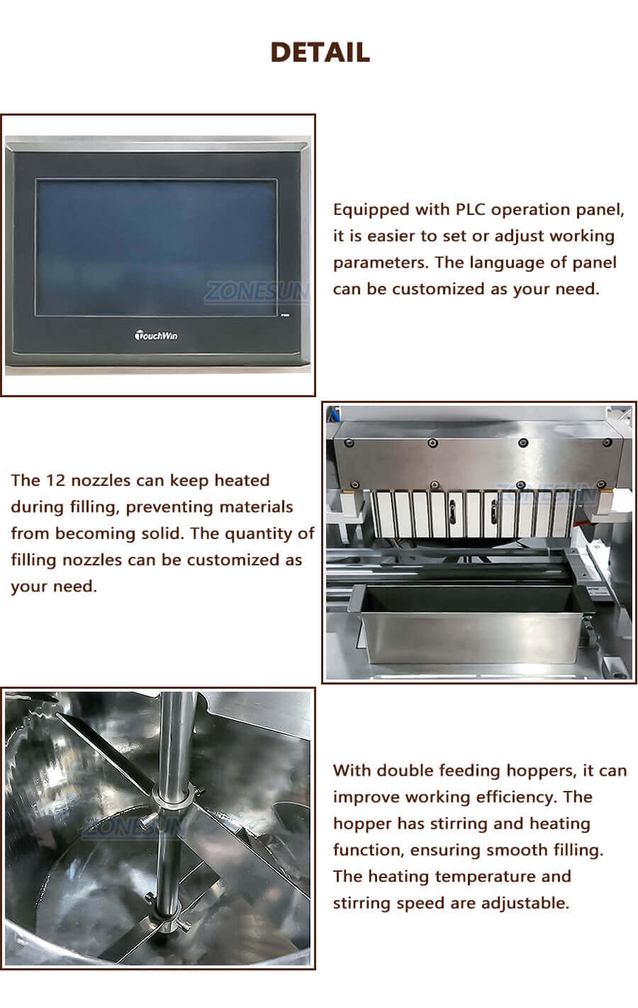 Lipstick Filling Machine-ZONESUN TECHNOLOGY LIMITED Lipstick Filling Machine-ZONESUN TECHNOLOGY LIMITED