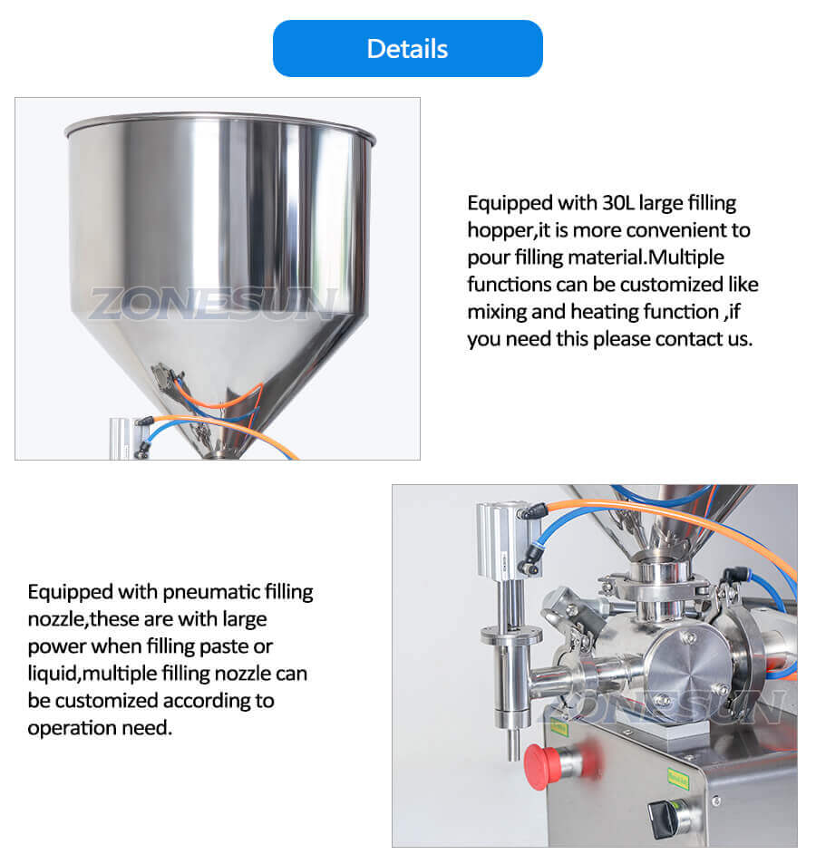 Horizontal Paste Filling Machine-ZONESUN TECHNOLOGY LIMITED Horizontal Paste Filling Machine-ZONESUN TECHNOLOGY LIMITED