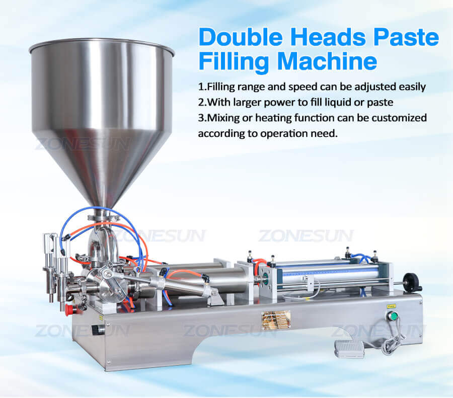 Horizontal Paste Filling Machine-ZONESUN TECHNOLOGY LIMITED Horizontal Paste Filling Machine-ZONESUN TECHNOLOGY LIMITED