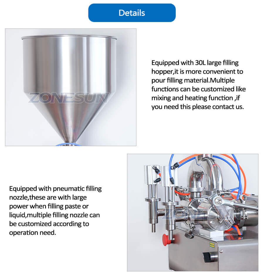 Horizontal Paste Filling Machine-ZONESUN TECHNOLOGY LIMITED Horizontal Paste Filling Machine-ZONESUN TECHNOLOGY LIMITED