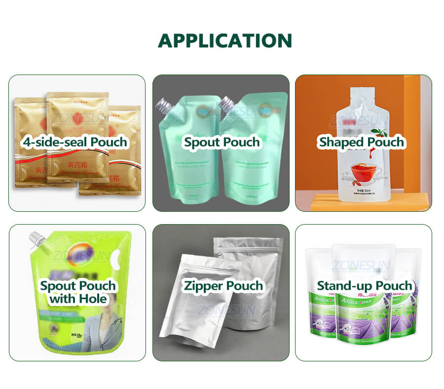 Premade Pouch Filling Sealing Machine-ZONESUN TECHNOLOGY LIMITED Premade Pouch Filling Sealing Machine-ZONESUN TECHNOLOGY LIMITED