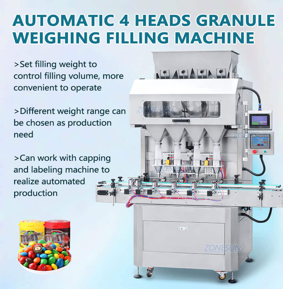 Granule Weighing Filling Machine-ZONESUN TECHNOLOGY LIMITED Granule Weighing Filling Machine-ZONESUN TECHNOLOGY LIMITED