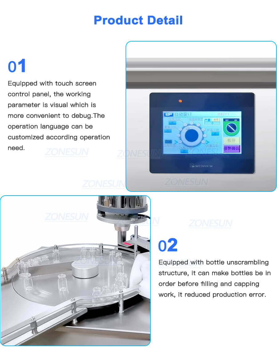 Vial Filling Crimping Machine-ZONESUN TECHNOLOGY LIMITED Vial Filling Crimping Machine-ZONESUN TECHNOLOGY LIMITED