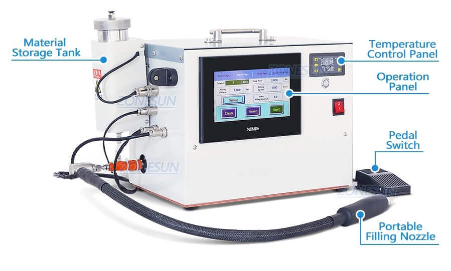 Thick Oil Filling Machine-ZONESUN TECHNOLOGY LIMITED Thick Oil Filling Machine-ZONESUN TECHNOLOGY LIMITED