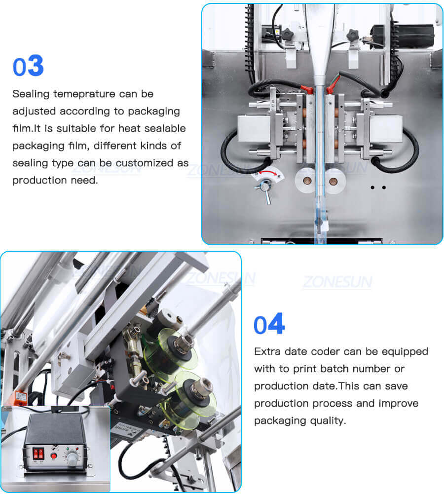 Pouch VFFS Packing Machine-ZONESUN TECHNOLOGY LIMITED Pouch VFFS Packing Machine-ZONESUN TECHNOLOGY LIMITED